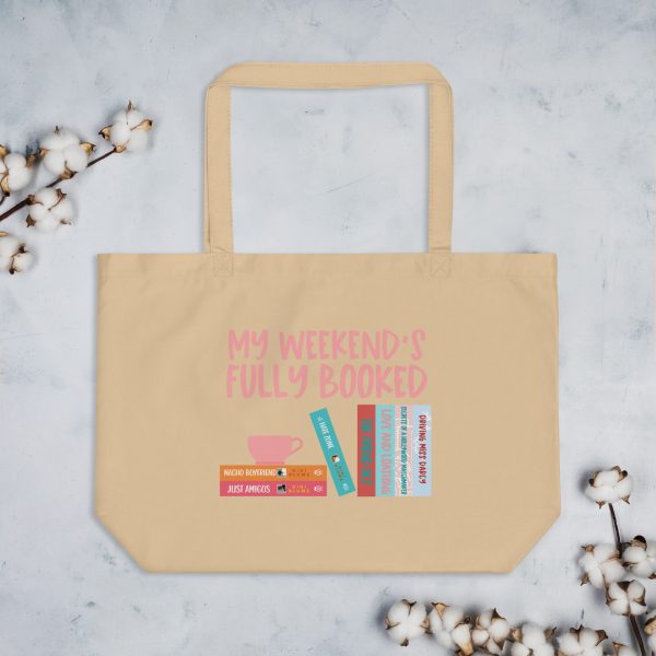 My Weekend's Fully Booked organic tote bag - Image 2