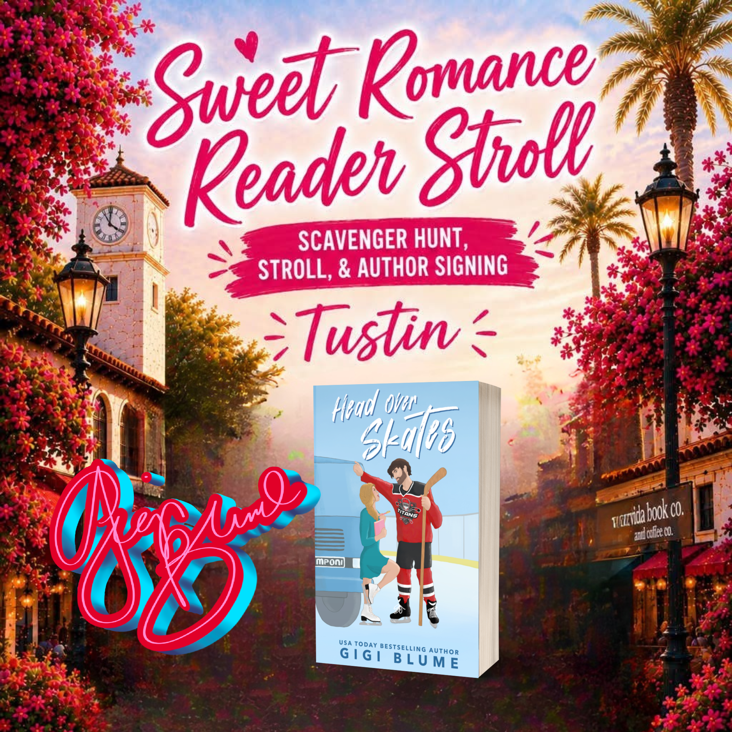 Tustin Sweet Romance Reader Stroll - Head Over Skates PREORDER